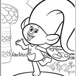 Troll Coloriage Luxe Trolls Harper Coloring Page