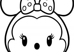 Tsum Tsum Coloriage Inspiration Coloriage Tsum Tsum Minnie à Imprimer