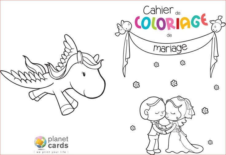 Cahier Coloriage Luxe Cahier De Coloriage à Télécharger Pour Un Mariage