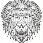 Coloriage Art Thérapie Nouveau Lion Dessin Difficile Art Thérapie Bestiaire à Imprimer