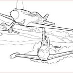 Coloriage Planes Luxe Ripslinger Surpass Dusty On the Race In Disney Planes