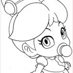 Coloriage Daisy Luxe Baby Princess Peach Mario Coloring Pages