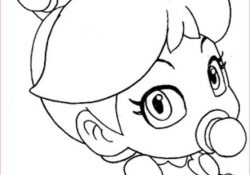 Coloriage Daisy Luxe Baby Princess Peach Mario Coloring Pages