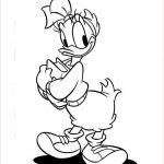 Coloriage Daisy Nice Coloriage Donald Duck Amoureux De Daisy Duck Dessin