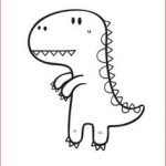 Coloriage De Dinosaure Nice Dessin Pour Enfant Coloriage D’un Petit Dinosaure T Rex