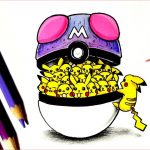 Coloriage Dessin Nice Dessinons 3 Pokéballs En Version Doodle Art