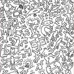 Coloriage Keith Haring Élégant Keith Haring Coloring Pages Coloring Home