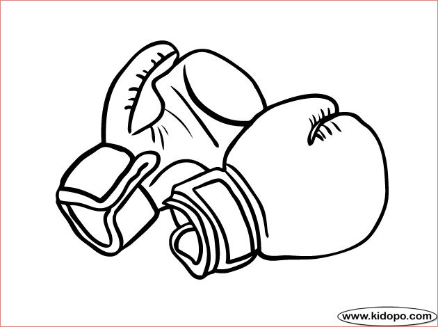 Coloriage Boxe Élégant Boxing Gloves Art Pinterest