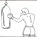 Coloriage Boxe Nouveau Boxing Exercises Coloring Page