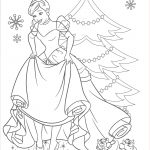 Coloriage Cendrillon Luxe Cinderella Christmas