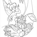 Coloriage Fée Génial Tinkerbell Is Trying To Cook Coloring Page