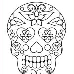 Coloriage Adulte Facile Luxe Coloriage T Te De Mort Mexicaine 20 Dessins Imprimer Avec