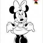 Minnie Mouse Coloriage Génial Coloriage Disney Minnie Original Dessin