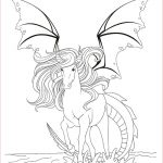 Coloriage Chevaux À Imprimer Inspiration Coloriage Cheval Dragon Fantastique Avec Images