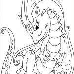 Coloriage Dragon Frais Coloriage Dragon Pour Fille à Imprimer