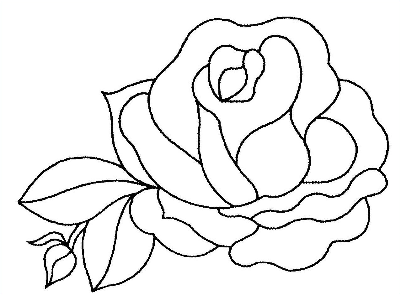 Coloriage Fleur À Imprimer Nouveau Coloriage à Imprimer Gratuit Rose