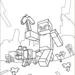Coloriage Minecraft Unique Minecraft Coloring Page Taking A Walk Coloring Pages