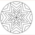 Coloriage Mosaique Nouveau Coloriage De Mandala Mosaïque étoile Pour Colorier