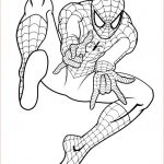 Coloriage Super Heros Élégant Coloriage Super Héro Spiderman En Action Dessin Gratuit à