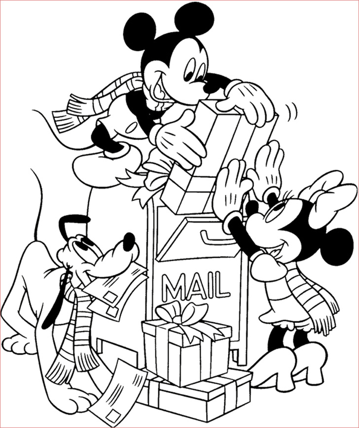 Disney Coloriage Nice 14 Disney Christmas Coloring Pages Picture