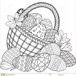 Paques Coloriage Frais Happy Easter Black and White Doodle Easter Eggs In the