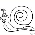 Coloriage Escargot Génial Snail Coloring Page