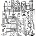 Coloriage New York Nouveau Voyage En Coloriage 3 Les Villes