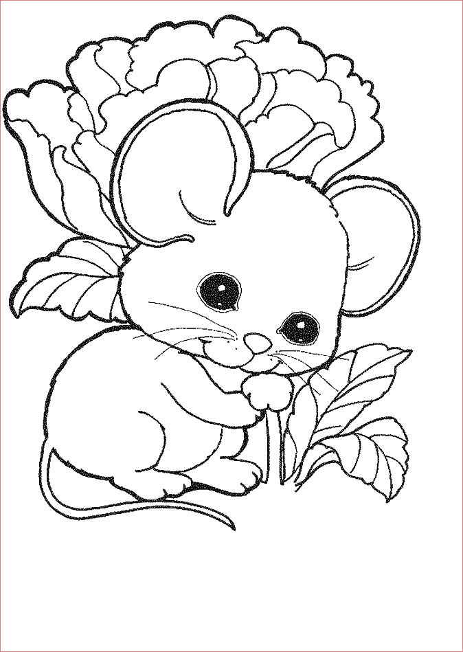 Coloriage souris Élégant Mouse Coloring Pages Coloringpages1001