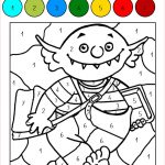 Coloriage Avec Des Chiffres Élégant Le Petit Ogre Veut Aller à L’école Coloriage Magique