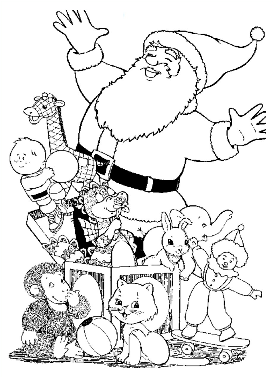 Coloriage Noel À Imprimer Inspiration Santa Claus Ts Christmas Coloring Pages For Kids To