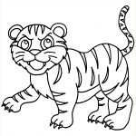Coloriage Tigre Élégant Tigre 32 Animaux – Coloriages à Imprimer