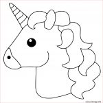 Coloriage Emoji Luxe Coloriage Unicorn Emoji Dessin
