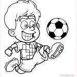 Coloriage Football Luxe Printable Football Player Coloring Pages For Kids
