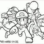Mario Coloriage Nouveau Coloriage New Super Mario Bros Wii