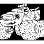 Coloriage Blaze Luxe Monster Machine Coloring Pages Blaze