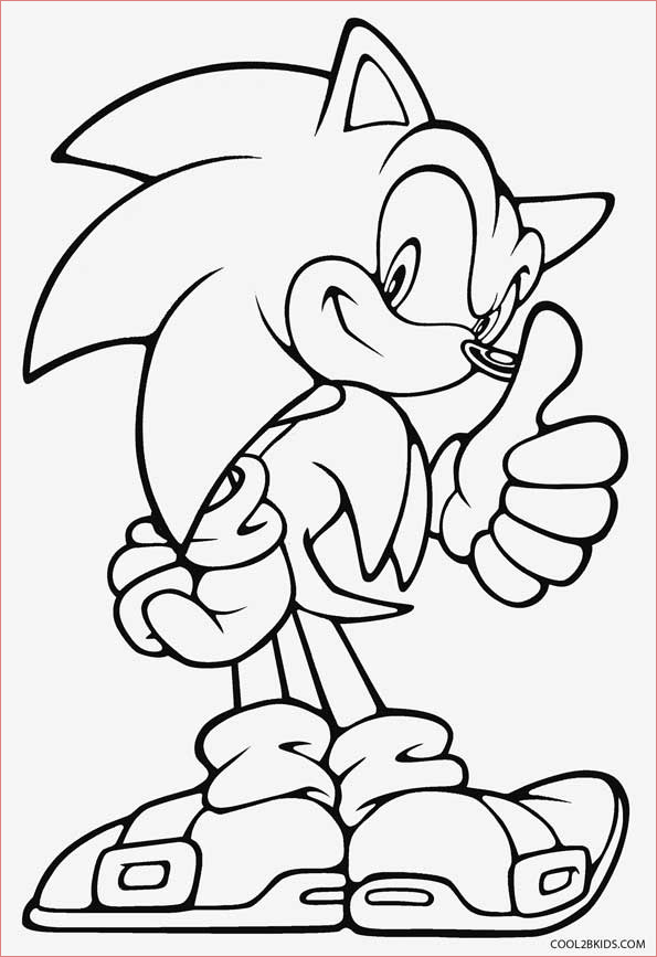 Coloriage Sonic Nice Printable Sonic Coloring Pages For Kids