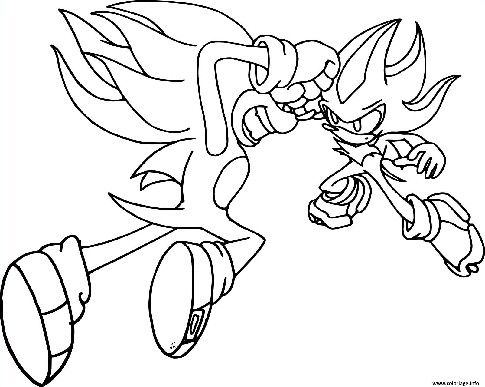 12 Aimable Coloriage sonic Pics - COLORIAGE