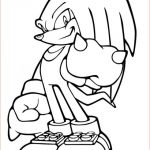Coloriage Sonic Unique Knuckles In Sonic The Hedgehog Coloring Page Free To Print