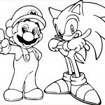 Coloriage À Imprimer Mario Luxe Sonic Et Mario Coloriage