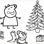 Coloriage Pepa Pig Nice Peppa Pig Christmas Coloring Pages Peppa Pig And George