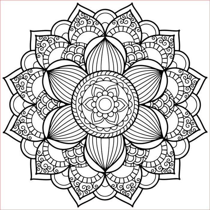 Coloriage Rosace Nice Make Up Pages Hard Coloring Pages