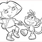 Dora Coloriage Élégant Dora The Explorer 127 Cartoons – Printable Coloring Pages