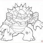 Coloriage Bowser Luxe Bowser Coloring Page
