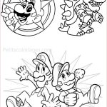 Coloriage Bowser Luxe Super Mario Bros 141 Video Games – Printable Coloring Pages