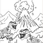Coloriage Dinausore Luxe Dinosaurs To Print For Free Dinosaurs And Volcano