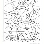 Coloriage Magique De Noel Génial Coloriage Magique Sapin Et Lapins Noel Dessin