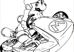 Coloriage Super Mario Luxe Collection Of Mario Kart Clipart