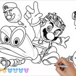 Coloriage Super Mario Luxe How To Draw Mario Odyssey 23
