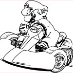 Coloriage Super Mario Nice Mario Kart Coloring Pages