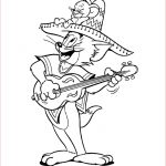 Coloriage Tom Et Jerry Nice Dessin De Guitare